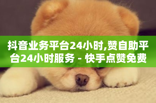 抖音业务平台24小时,赞自助平台24小时服务 - 快手点赞免费平台网站 - 快手一块钱100个微信支付-第1张图片-ZBLOG