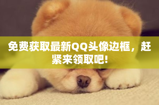 免费获取最新QQ头像边框，赶紧来领取吧!