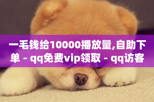 一毛钱给10000播放量,自助下单 - qq免费vip领取 - qq访客量增加网站