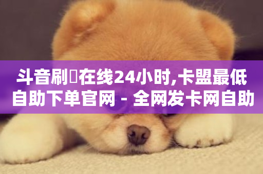 斗音刷讚在线24小时,卡盟最低自助下单官网 - 全网发卡网自助下单 - 快手上热门购买渠道网站-第1张图片-ZBLOG