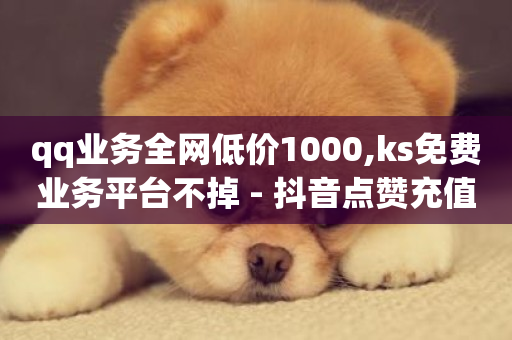 qq业务全网低价1000,ks免费业务平台不掉 - 抖音点赞充值24小时到账 - 自助下单浏览量-第1张图片-ZBLOG