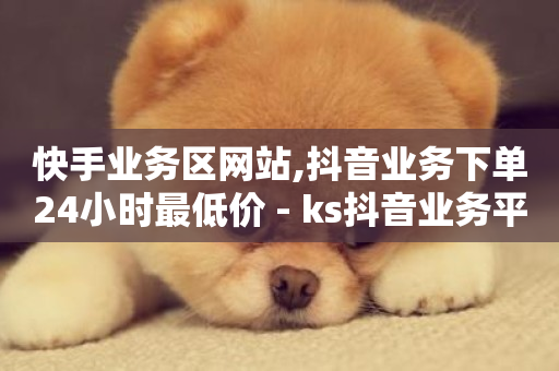 快手业务区网站,抖音业务下单24小时最低价 - ks抖音业务平台 - 快手点赞评论自动生成器-第1张图片-ZBLOG