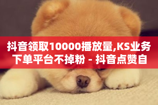 抖音领取10000播放量,KS业务下单平台不掉粉 - 抖音点赞自助平台24小时服务 - 快手抖音点赞的链接在哪里