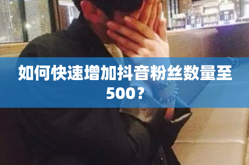 如何快速增加抖音粉丝数量至500？-第1张图片-ZBLOG