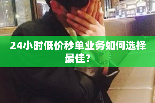 24小时低价秒单业务如何选择最佳？-第1张图片-ZBLOG