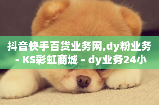 抖音快手百货业务网,dy粉业务 - KS彩虹商城 - dy业务24小时