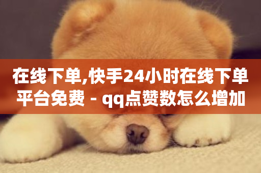 在线下单,快手24小时在线下单平台免费 - qq点赞数怎么增加免费 - 1分钟3000赞