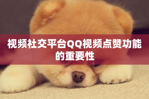 视频社交平台QQ视频点赞功能的重要性-第1张图片-ZBLOG