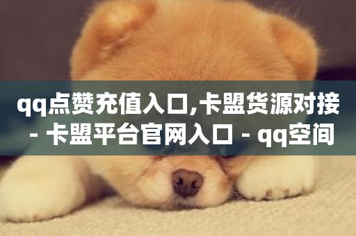 qq点赞充值入口,卡盟货源对接 - 卡盟平台官网入口 - qq空间说说评论免费领取-第1张图片-ZBLOG