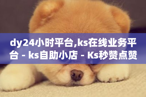 dy24小时平台,ks在线业务平台 - ks自助小店 - Ks秒赞点赞-第1张图片-ZBLOG