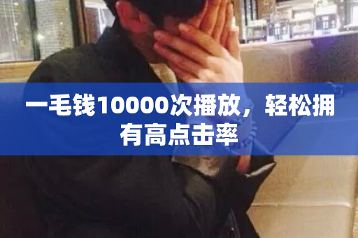 一毛钱10000次播放，轻松拥有高点击率-第1张图片-ZBLOG