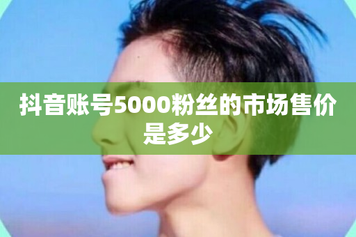 抖音账号5000粉丝的市场售价是多少-第1张图片-ZBLOG