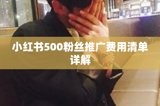 小红书500粉丝推广费用清单详解-第1张图片-ZBLOG