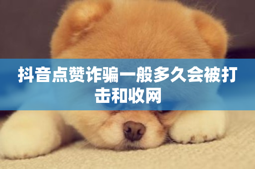 抖音点赞诈骗一般多久会被打击和收网-第1张图片-ZBLOG