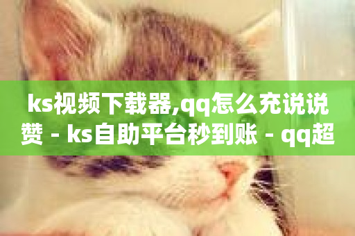 ks视频下载器,qq怎么充说说赞 - ks自助平台秒到账 - qq超级会员低价网站