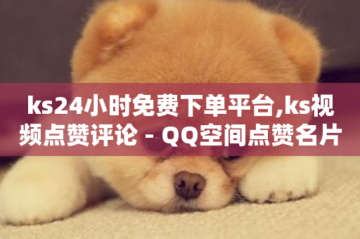 ks24小时免费下单平台,ks视频点赞评论 - QQ空间点赞名片免费网站 - 一元抖音点赞怎么买的-第1张图片-ZBLOG