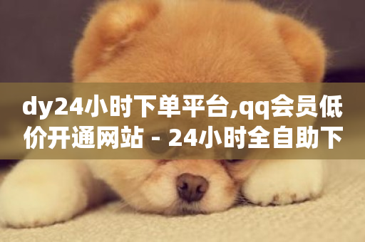 dy24小时下单平台,qq会员低价开通网站 - 24小时全自助下单网站qq - 抖音如何领取隐藏优惠券-第1张图片-ZBLOG