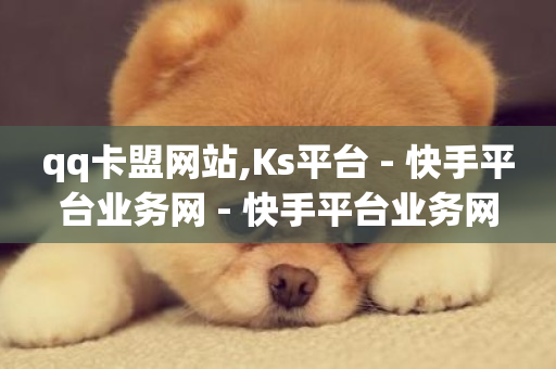 qq卡盟网站,Ks平台 - 快手平台业务网 - 快手平台业务网-第1张图片-ZBLOG