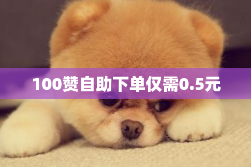 100赞自助下单仅需0.5元-第1张图片-ZBLOG