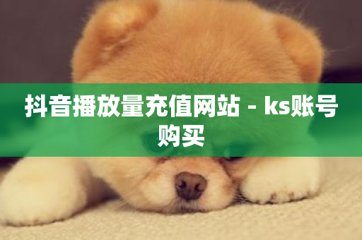 抖音播放量充值网站 - ks账号购买