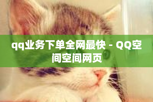 qq业务下单全网最快 - QQ空间空间网页-第1张图片-ZBLOG