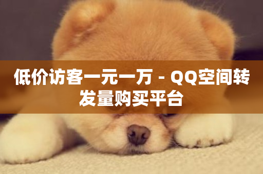 低价访客一元一万 - QQ空间转发量购买平台-第1张图片-ZBLOG