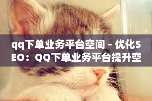 qq下单业务平台空间 - 优化SEO：QQ下单业务平台提升空间效果!