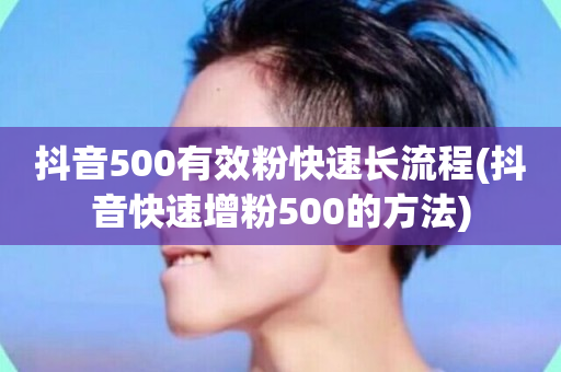 抖音500有效粉快速长流程(抖音快速增粉500的方法)